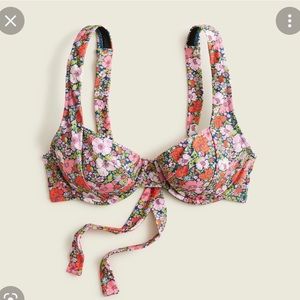 J Crew x Liberty Crossback Swim top